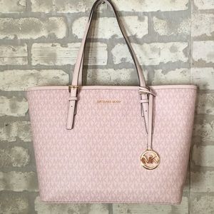 Micheal Kors rose/pink medium tote
